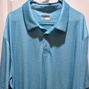 PGA Tour Teal And White shirt size xxl